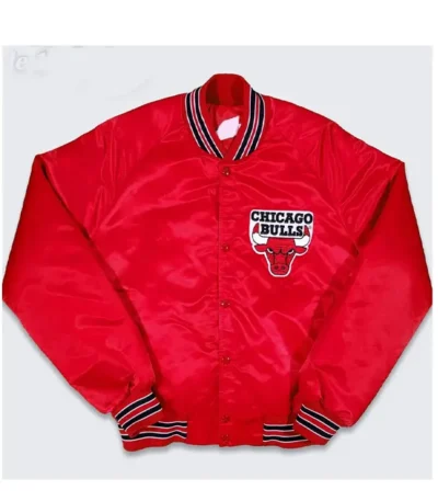 Women’s Chicago Bulls Cropped Varsity Jacket