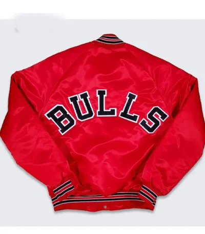 Women’s Chicago Bulls Cropped Varsity Jacket