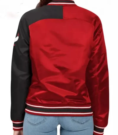 Women’s Varsity Chicago Bulls Satin Jacket