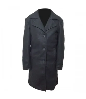 Yolanda Montez Stargirl Grey Wool Coat