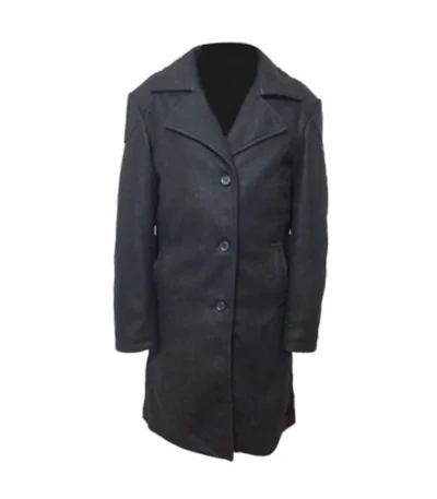 Yolanda Montez Stargirl Grey Wool Coat