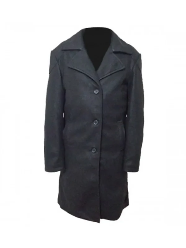 Yolanda Montez Stargirl Grey Wool Coat