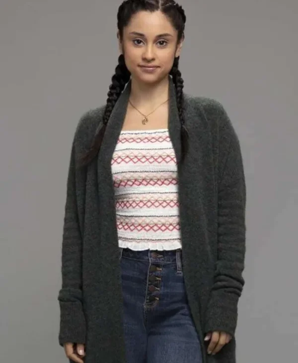 Yolanda Montez Stargirl Grey Wool Coat