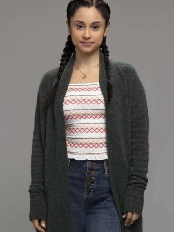 Yolanda Montez Stargirl Grey Wool Coat