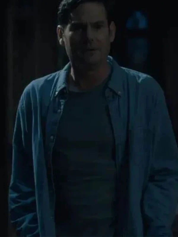 Young Hugh Crain The Haunting of Hill House Blue Denim Jacket