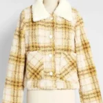 Young Kara Danvers Supergirl S6 Yellow Plaid Jacket
