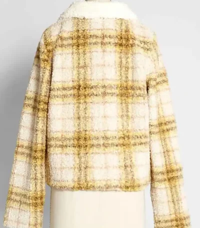 Young Kara Danvers Supergirl S6 Yellow Plaid Jacket