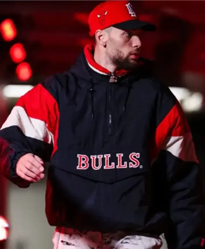 Zach Lavine Chicago Bulls Starter Jacket Zach Lavine Chicago Bulls Starter Jacket