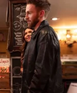 Zander Hawley The Rookie S07 Black Leather Jacket