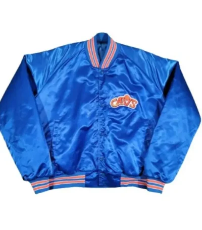 Emily Orn Cleveland Cavaliers Blue Bomber Jacket