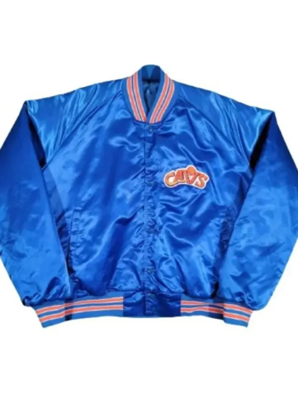Emily Orn Cleveland Cavaliers Blue Bomber Jacket