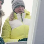 007 Road to a Million Beth Foxwell Yellow Puffer Jacket