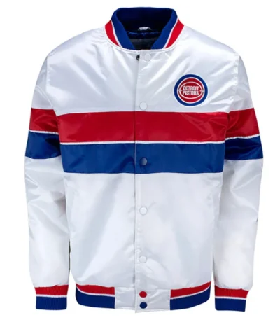 35th Anniversary Detroit Pistons White Jacket