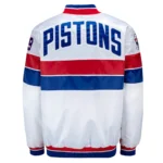 35th Anniversary Detroit Pistons White Jacket