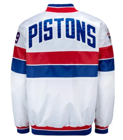 35th Anniversary Detroit Pistons White Jacket