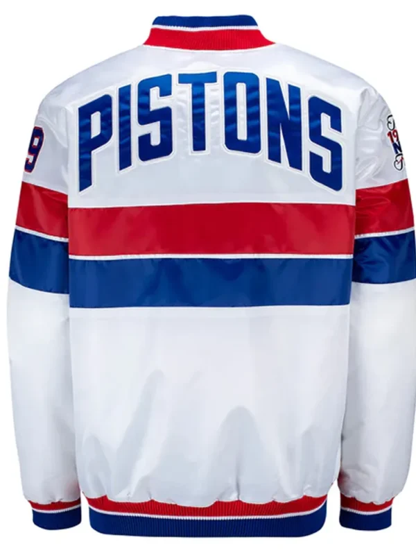 35th Anniversary Detroit Pistons White Jacket