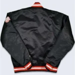 80s Detroit Red Wings Black Bomber Jacket