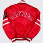 80s Detroit Red Wings Campbell Red Bomber Jacket
