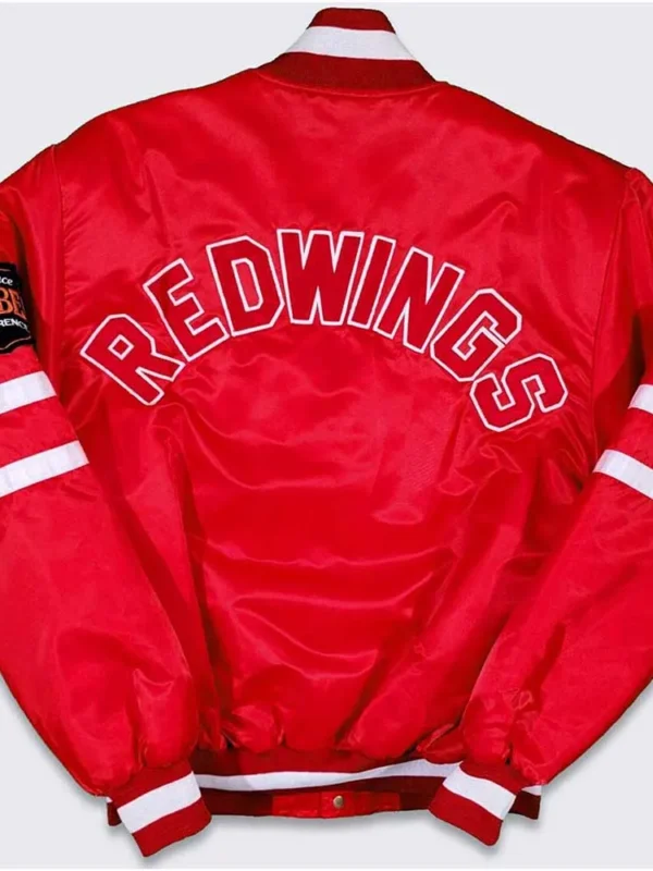 80s Detroit Red Wings Campbell Red Bomber Jacket