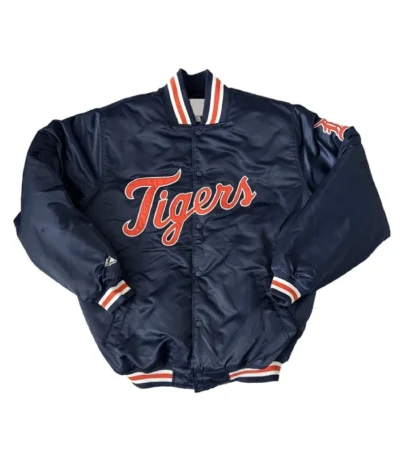 80’s Detroit Tigers Navy Bomber Jacket