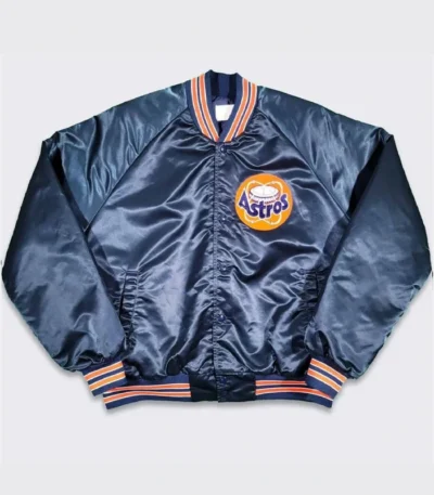 80’s Houston Astros Navy Bomber Jacket