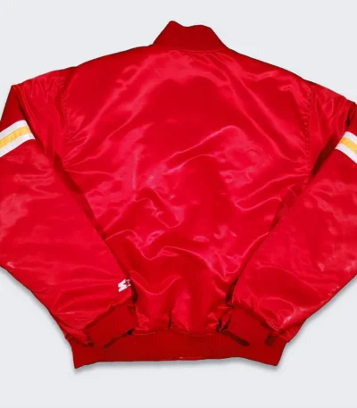 80s Kansas City Chiefs Red Bomber Jacket