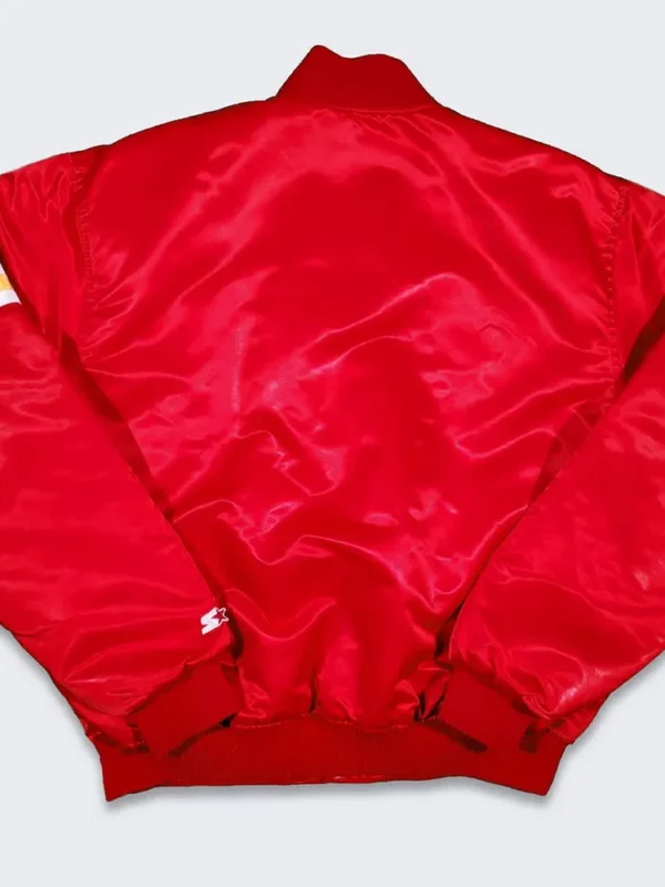 80s Kansas City Chiefs Red Bomber Jacket