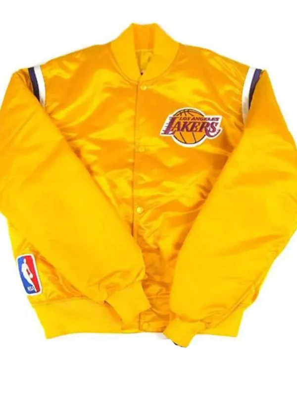 80s Lakers Los Angeles Satin Jacket