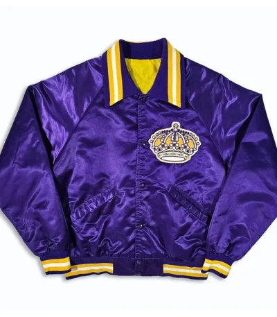 80s Los Angeles Kings Purple Jacket
