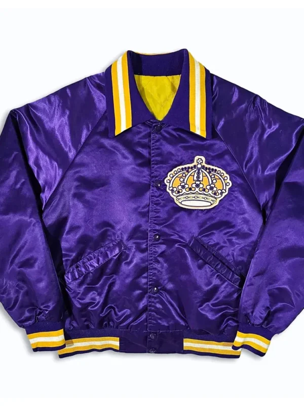 80s Los Angeles Kings Purple Jacket