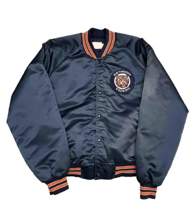 90’s Detroit Tigers Navy Bomber Jacket