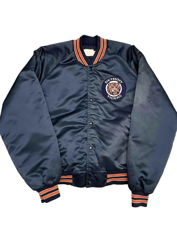 90’s Detroit Tigers Navy Bomber Jacket