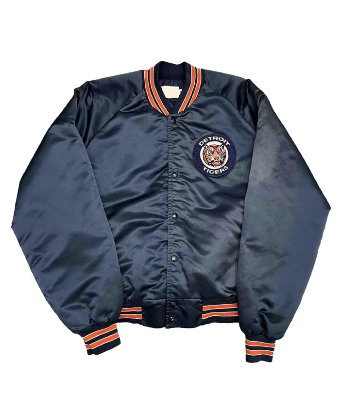 90’s Detroit Tigers Navy Bomber Jacket 90’s Detroit Tigers Navy Bomber Jacket