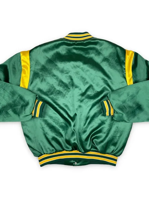 90s Green Bay Packers Green Bomber Jacket