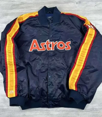 90’s Houston Astros Cooperstown Retro Navy Jacket