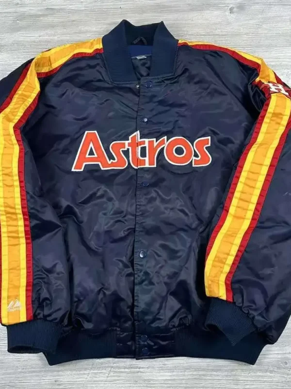90’s Houston Astros Cooperstown Retro Navy Jacket