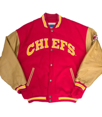 90s Kansas City Chiefs Varsity Jacket