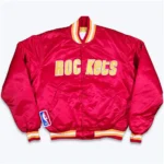 90s Rockets Red Satin Jacket