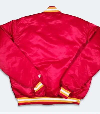 90s Rockets Red Satin Jacket