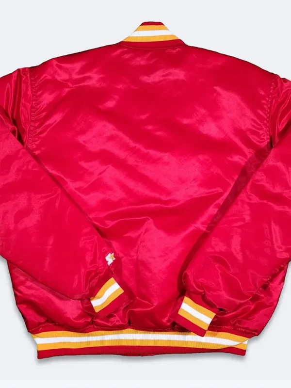 90s Rockets Red Satin Jacket