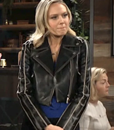 Abby Newman The Young and the Restless Biker Jacket