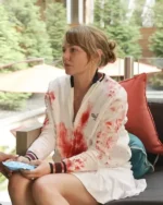 Abigail Campano Will Trent TV Series White Bomber Jacket