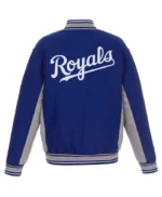 Kansas City Royals Accent Varsity Royal Wool Jacket