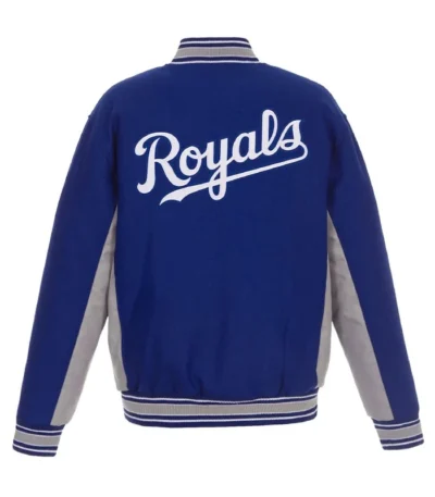 Kansas City Royals Accent Varsity Royal Wool Jacket