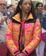 The Today Show Christiani Pitts Flower Puffer Jacket
