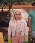 Addison Zombies 3 Pink Denim Jacket