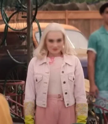 Addison Zombies 3 Pink Denim Jacket