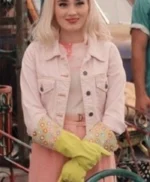 Addison Zombies 3 Pink Denim Jacket