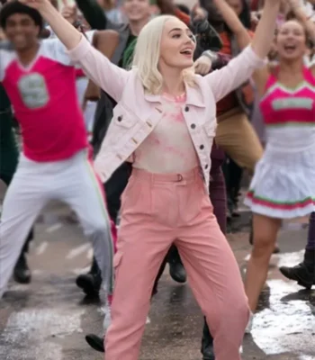 Addison Zombies 3 Pink Denim Jacket