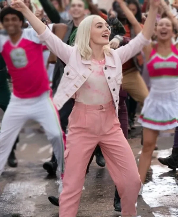 Addison Zombies 3 Pink Denim Jacket